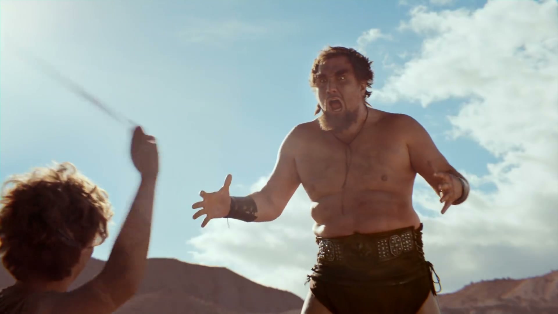 Film still from Lucozade Energy commercial