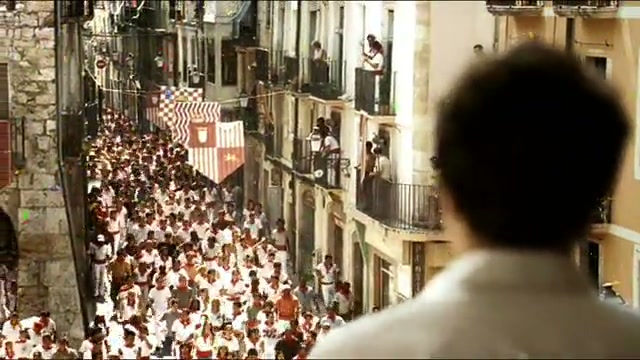 Film still from Rexona commercial