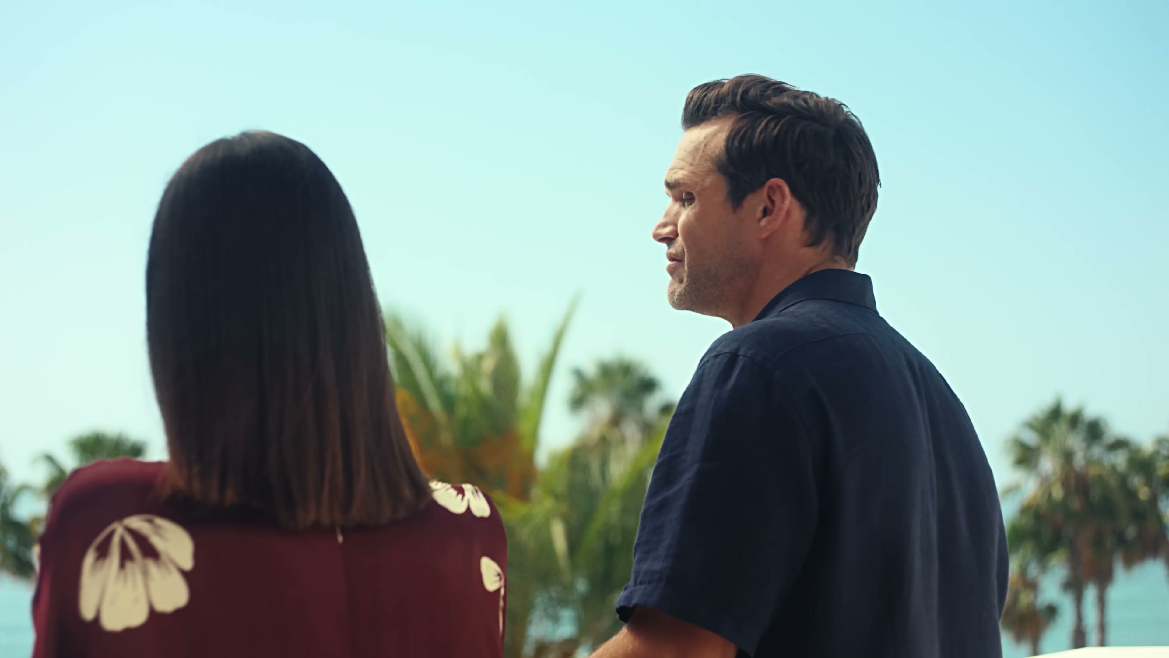 Film still from Emirates commercial